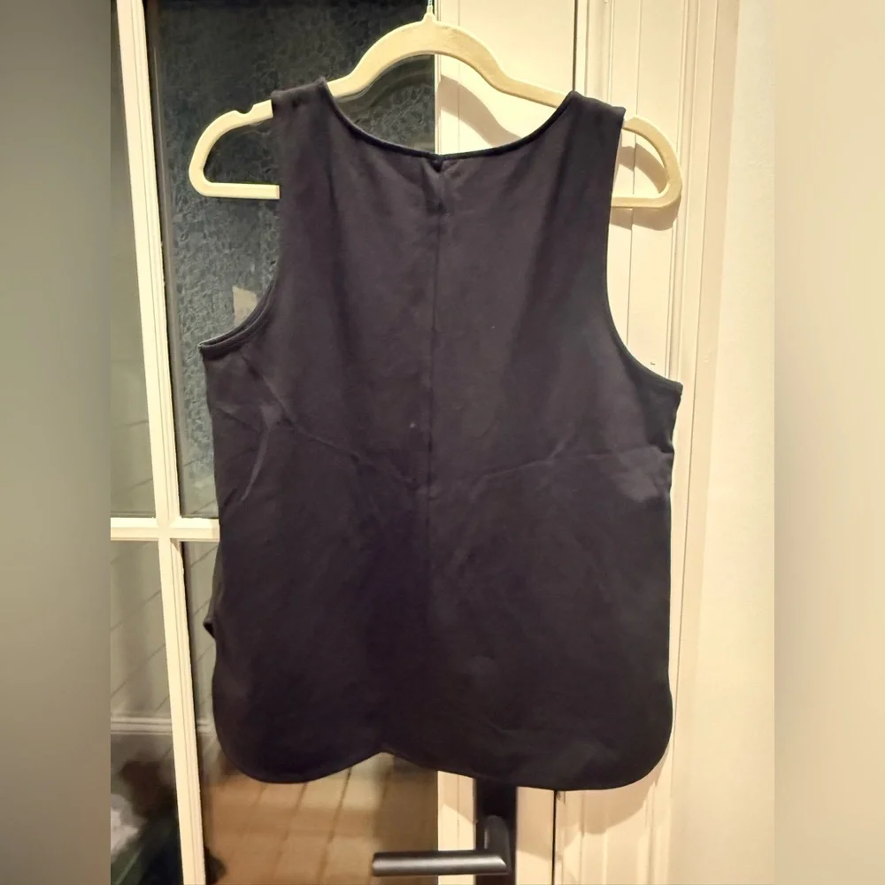 Express Black Faux Leather Tank Top- nwt size medium - Picture 2 of 4